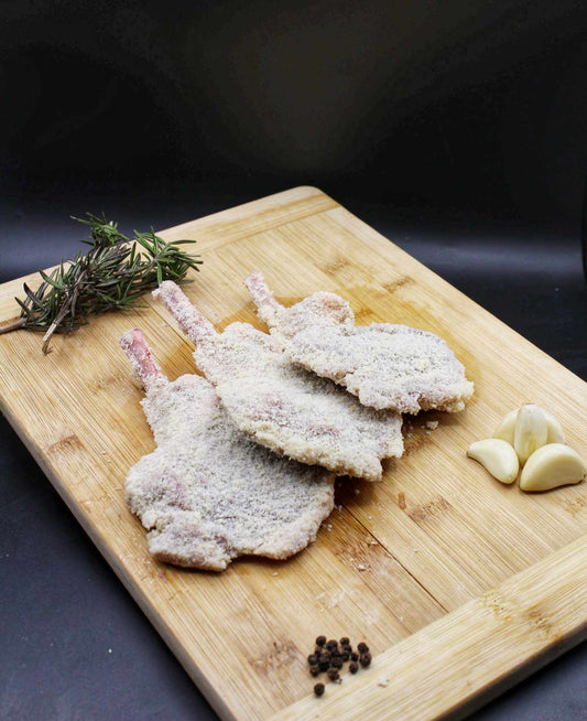 Crumbed Lamb Cutlets x3