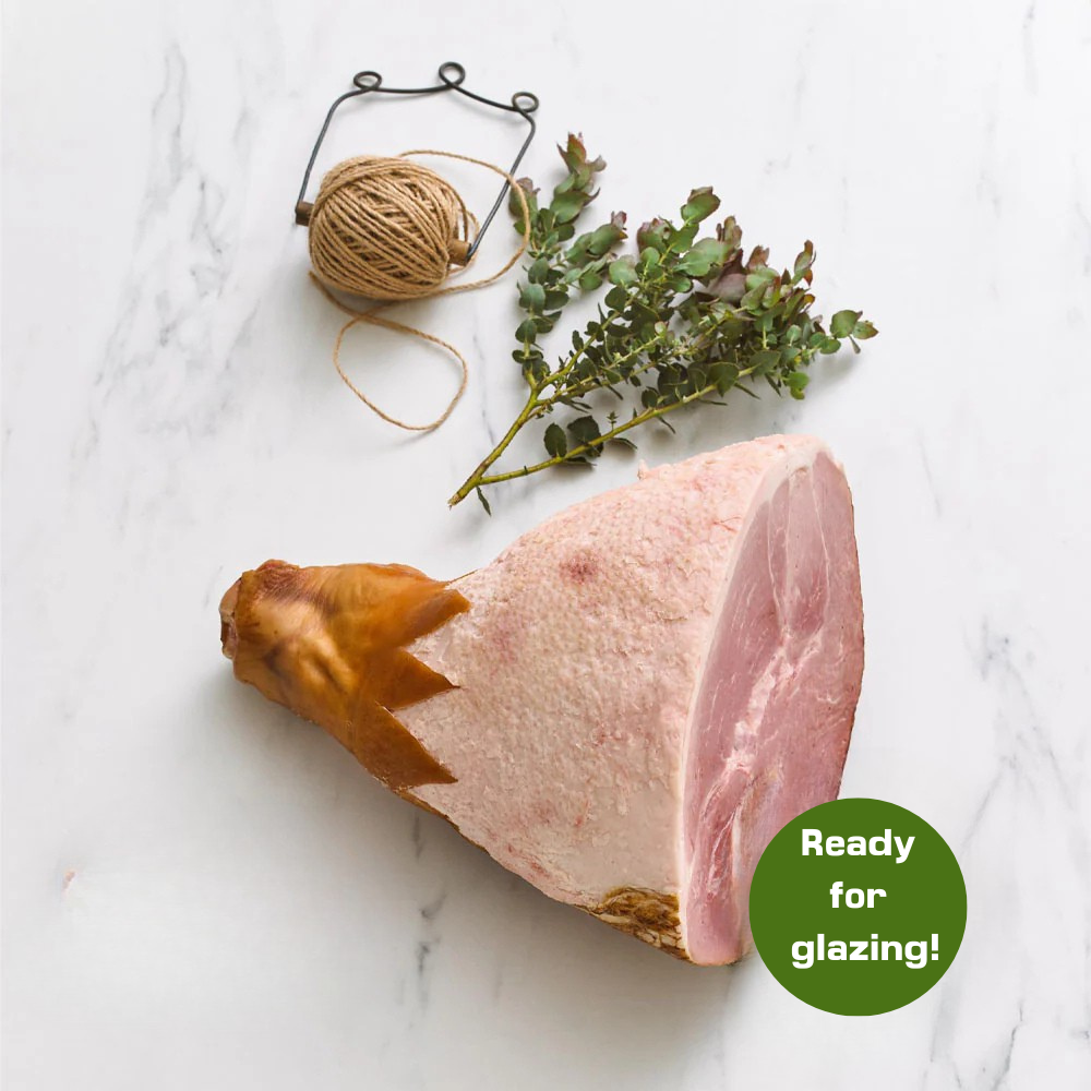 PREMIUM HALF HAM Prepared For Glazing With Free Ham Bag